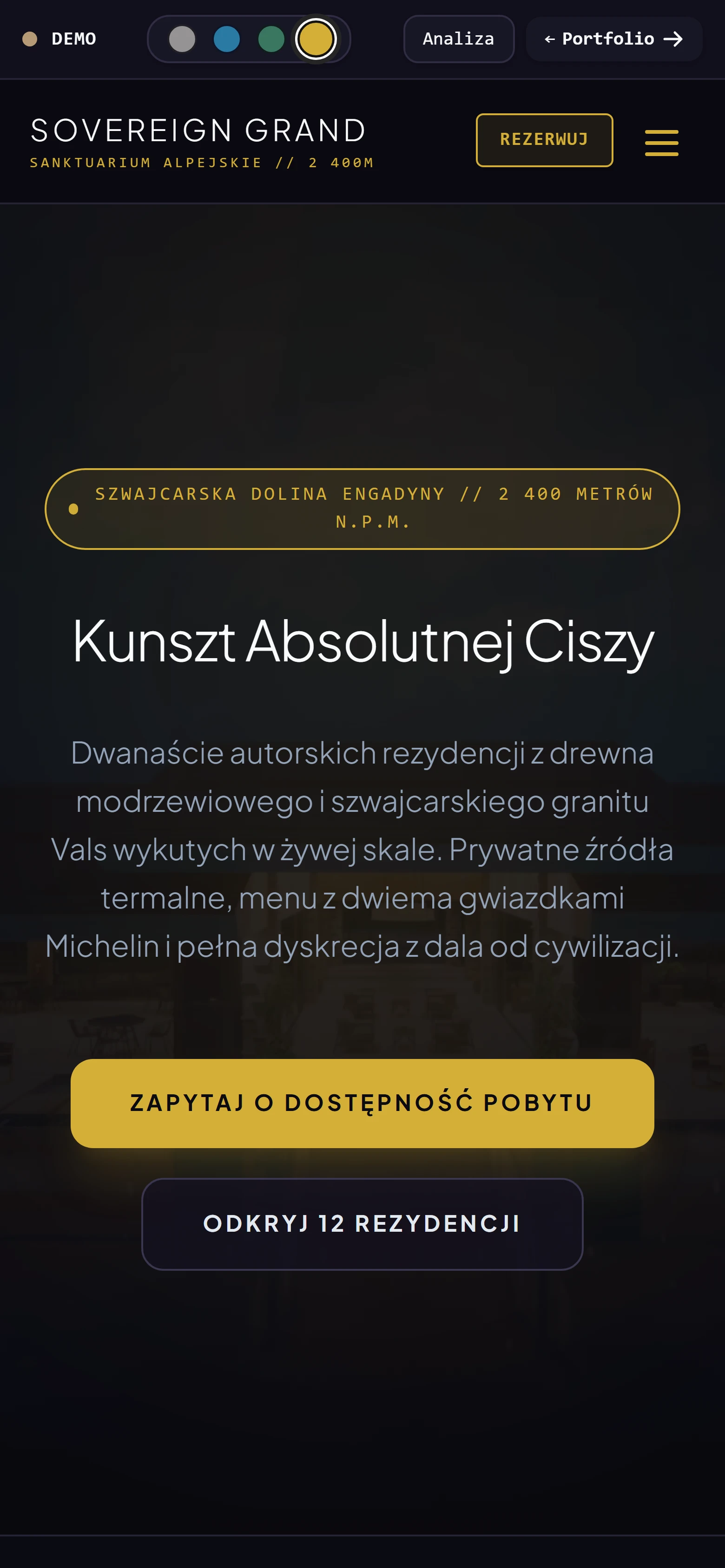 Sovereign Grand Hotel SPA - zrzut ekranu